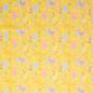 Preview: Baumwoll Druck Bunte Hasen auf Gelb von Happy Easter by Swafing 
